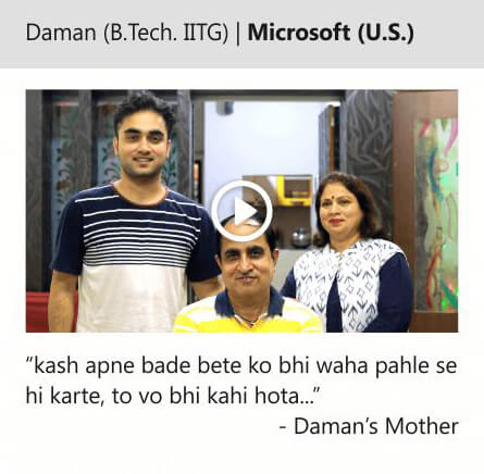 Daman (B.Tech.IITG) | Microsoft (U.S)