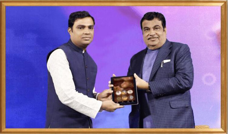 Prof. Vipin Joshi Appreciated by Shree Nitin Gadkari