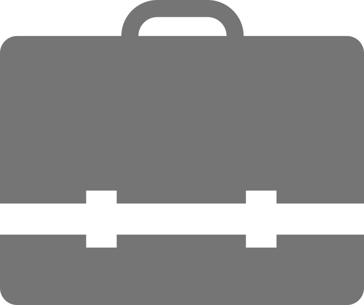 Light suitcase icon